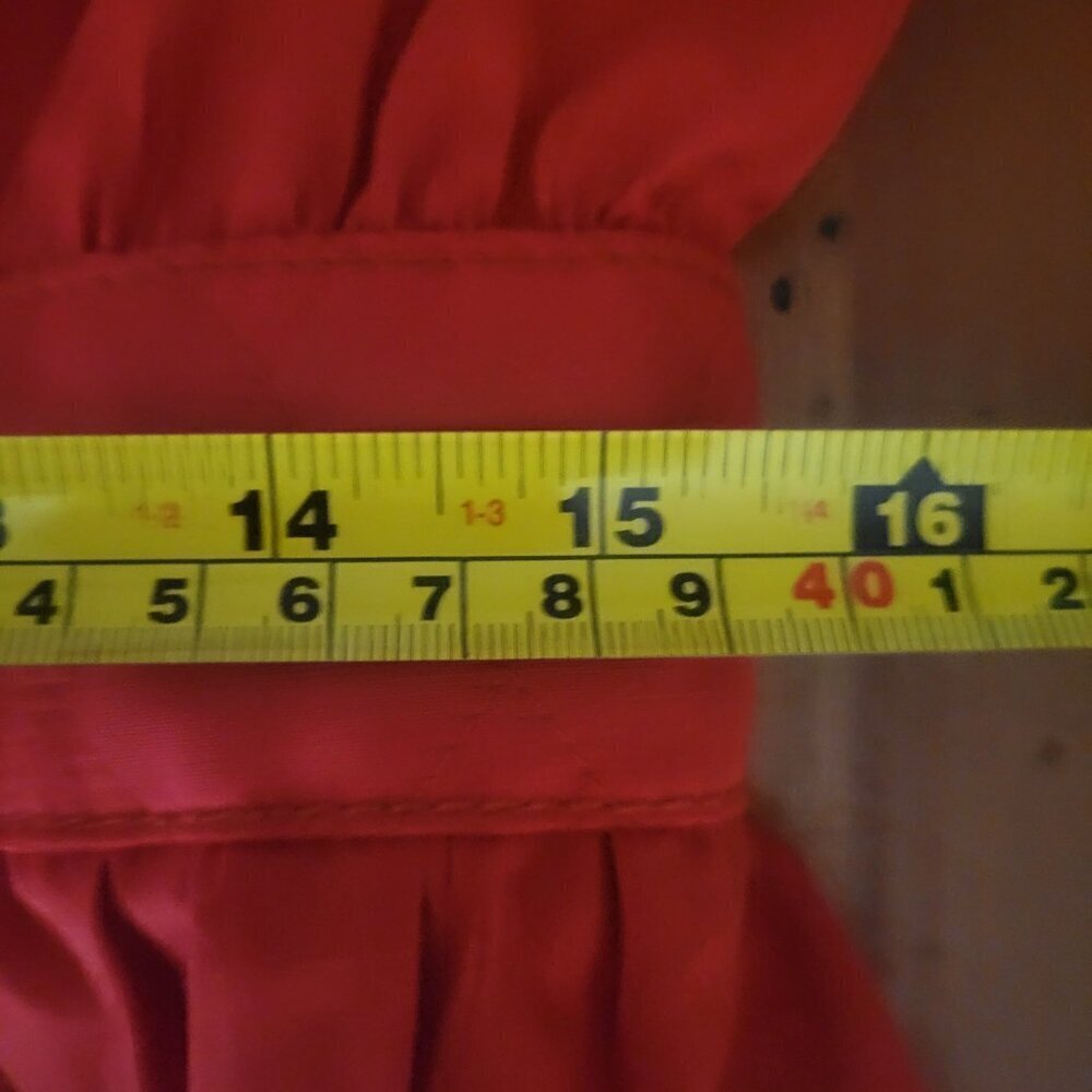 Laundry by Shelli Segal - Dk Orange Cinch Waist Water Resistant Jacket - Size S - Picture 14 of 16